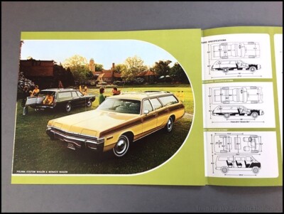 1973 Dodge Station Wagon Car Sales Brochure Catalog - Polara