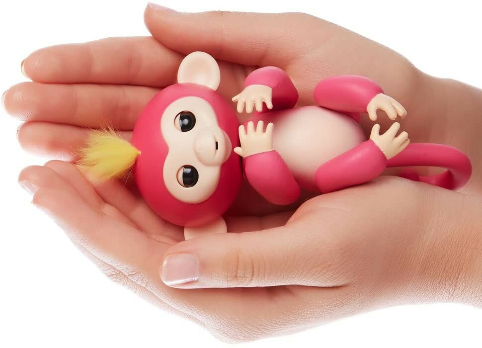 fingerlings interactive pink baby monkey