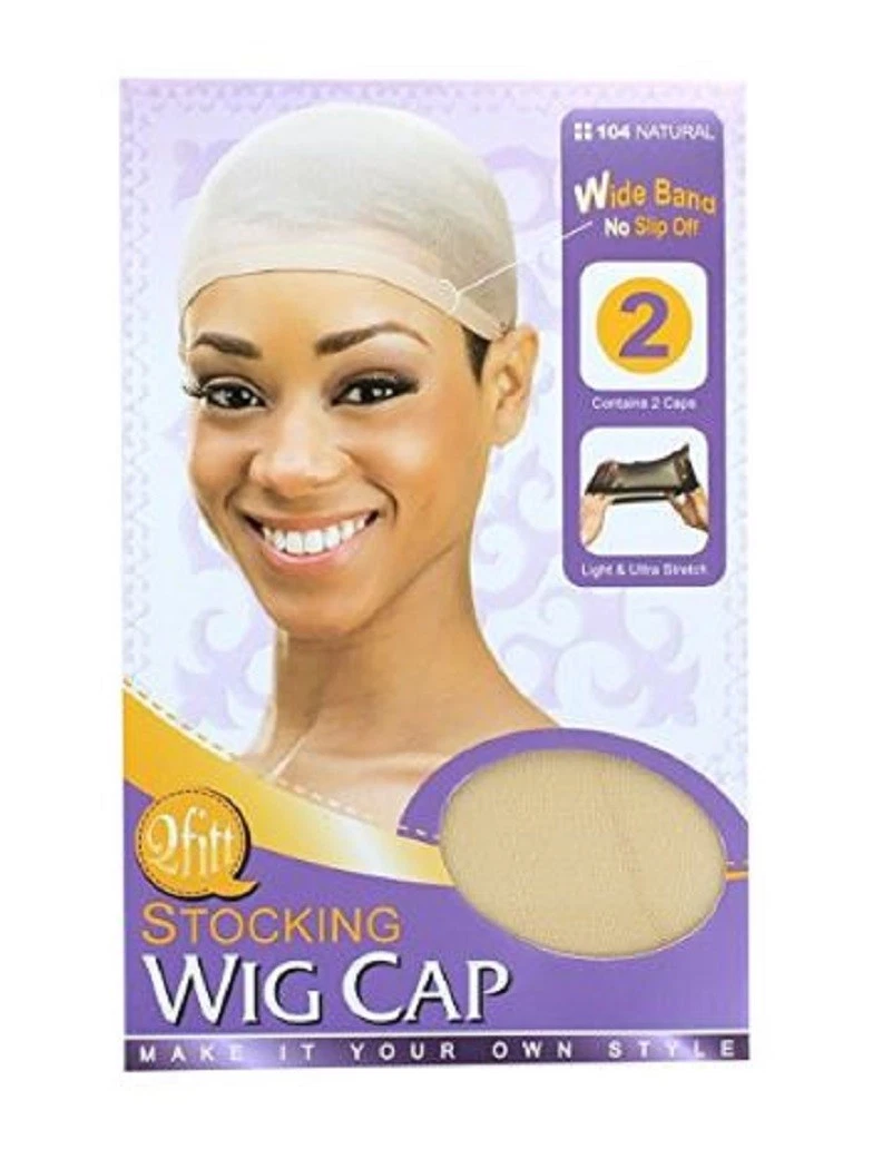 Stocking Wig Cap Nude or Black 2 Caps Cosplay Costume