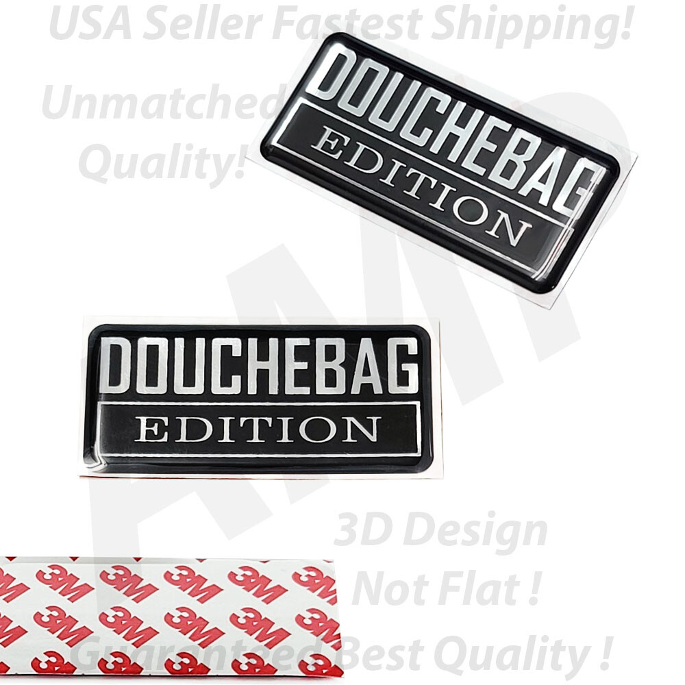 2 Pièces Badges Emblème Chrome F*CK IT GUY EDITION Pour Camion - Foto 6