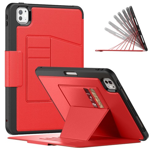 Smart Magnetic Buckle Leather Cover Stand Armor Case For iPad Pro M4/Air M3 2025 - Picture 3 of 81