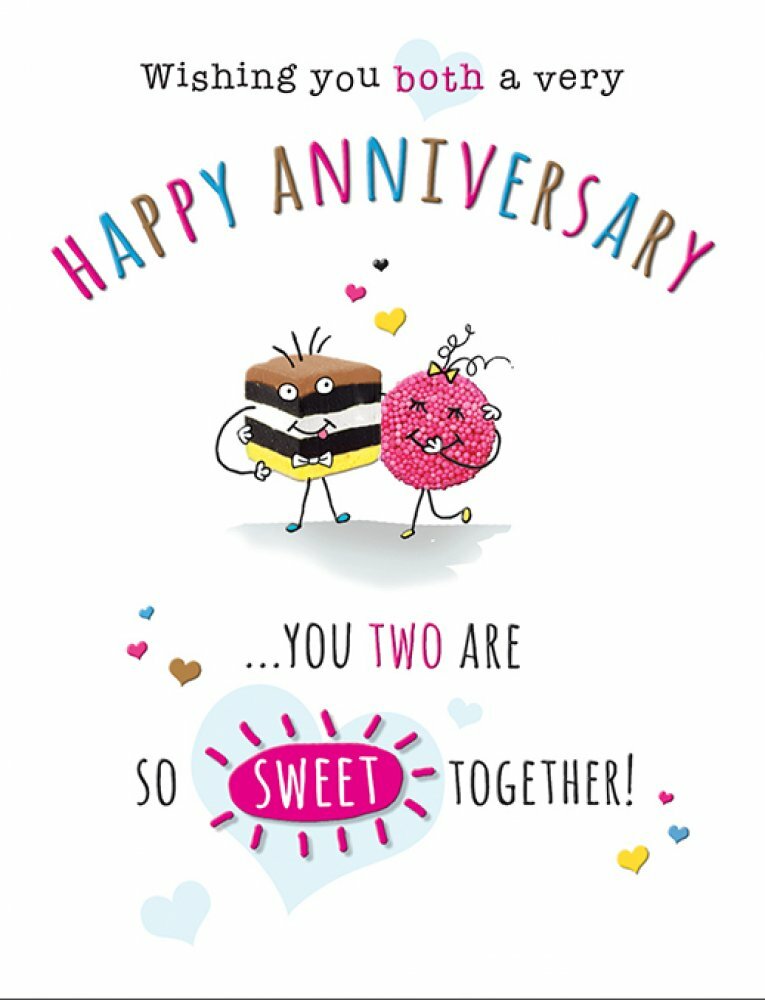 Happy Wedding Anniversary Greeting Card Congratulations - Piccadilly Greetings