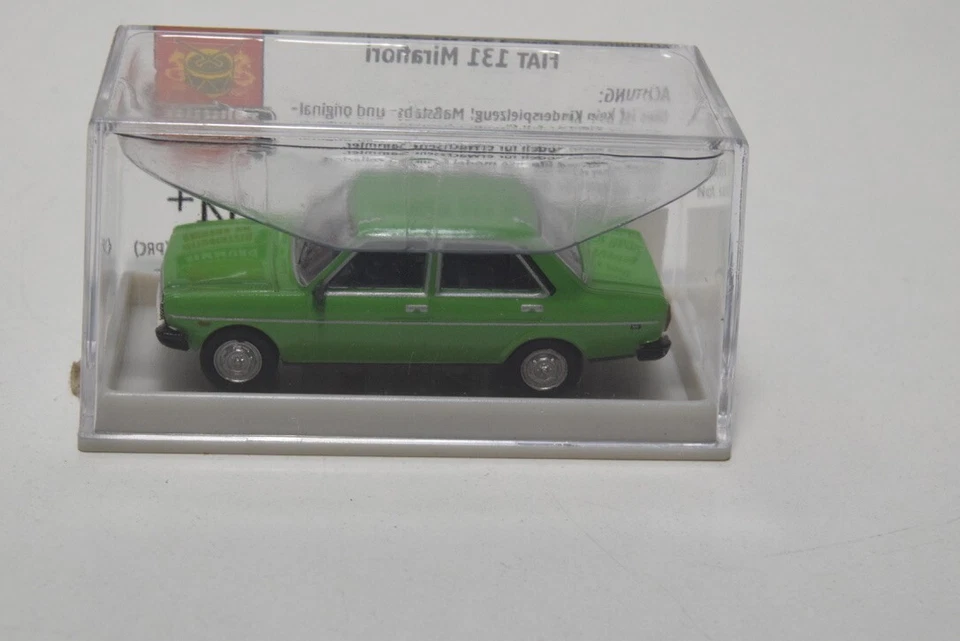B8 1:87 BREKINA 22605 FIAT 131 MIRAFIORI VERDE MIB - Immagine 3 di 4