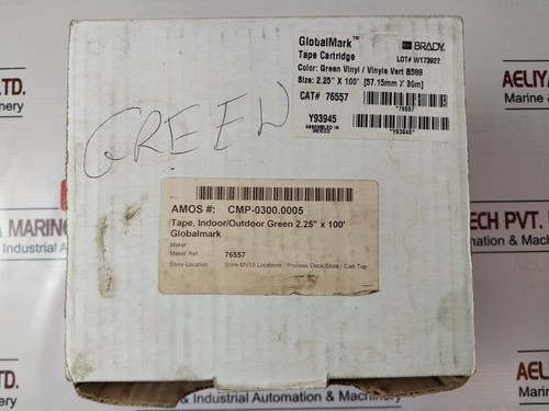 Brady B588 Globalmark Green Vinyl 2.25” x 100’ - Picture 11 of 11