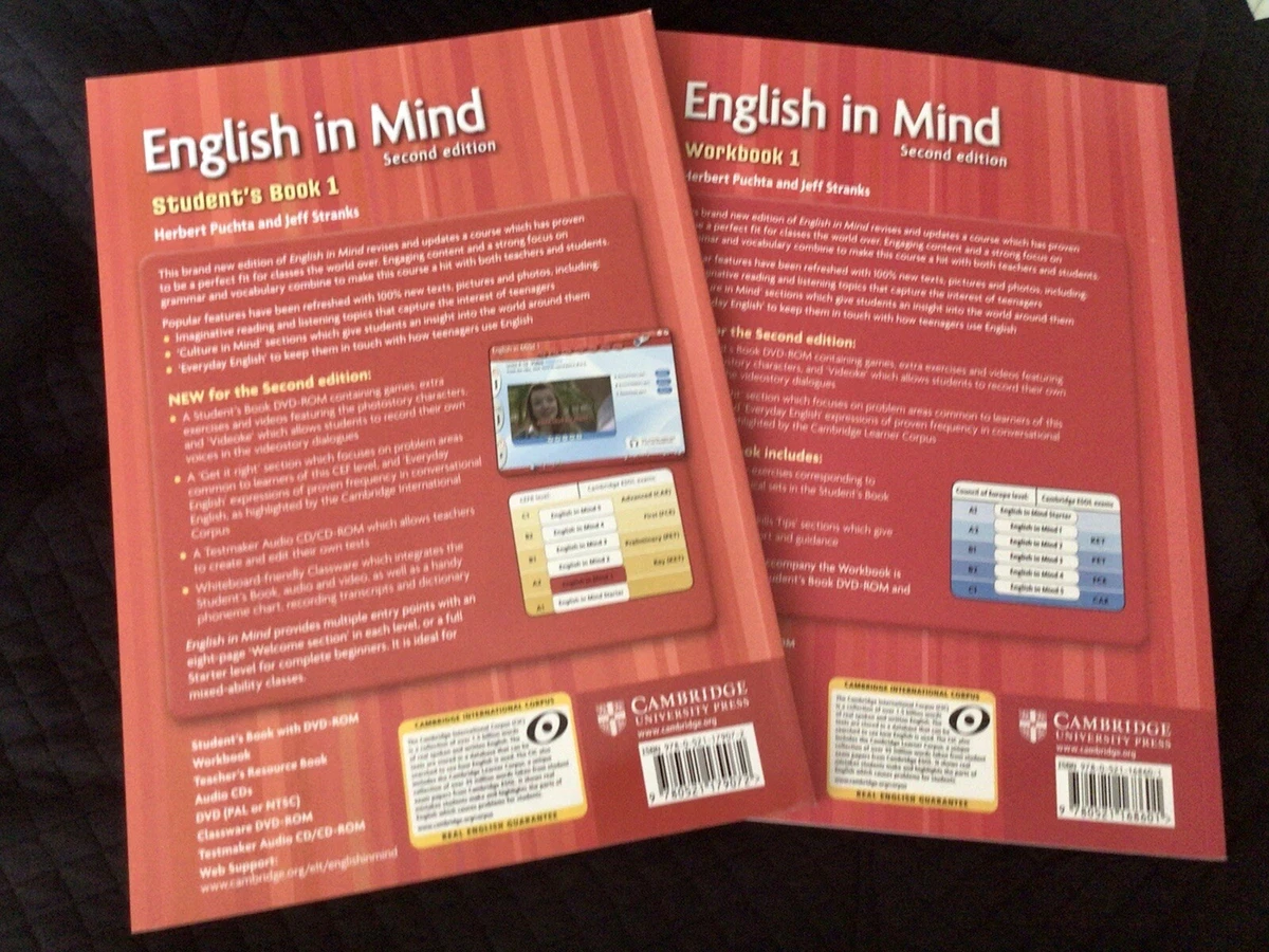 ENGLISH IN MIND Student'S Book 1 & Workbook 1, 2nd Edition (Puchta.