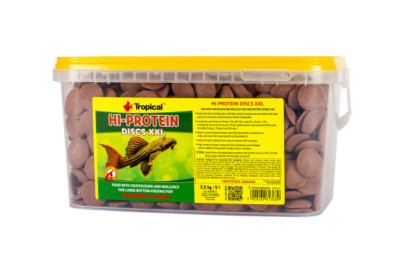Tropical Hi-Protein Discs XXL 5L - Futtertabletten Fisch Futter Bodenbewohner