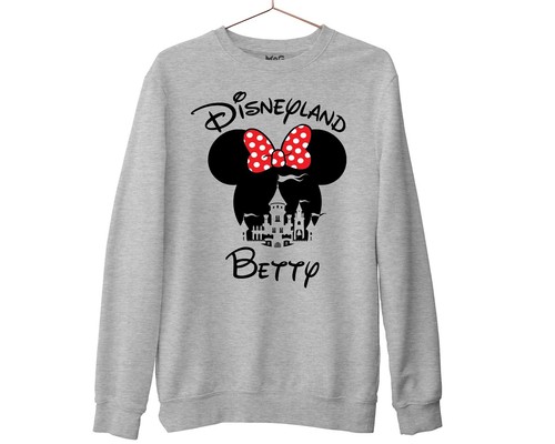 Disneyland Trip Sweatshirt Mickey Minnie Personalised Sweater Unisex Jumper - Picture 15 of 19