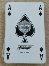 Vintage Heraclio Fournier Vitoria playing cards, Flamenco Dancer No 260 Design.