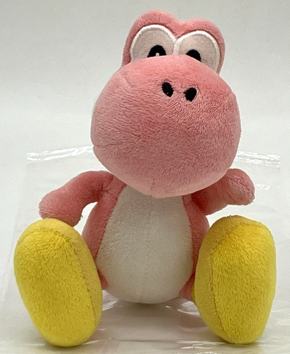 Yoshi's Island DS Pink Yoshi Plush Stuffed Toy Sanei 2007 From Japan - 第 1/17 張圖片