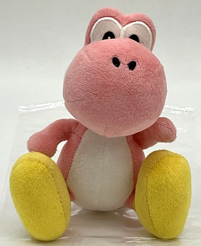 Yoshi's Island DS Pink Yoshi Plush Stuffed Toy Sanei 2007 From Japan - Picture 1 of 17