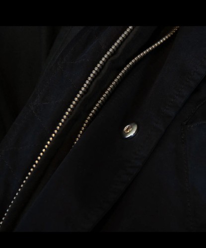 Acne Studios Vancouver Double Layer Down Parka Jacket Coat sz 44 Black - Bild 4 von 7