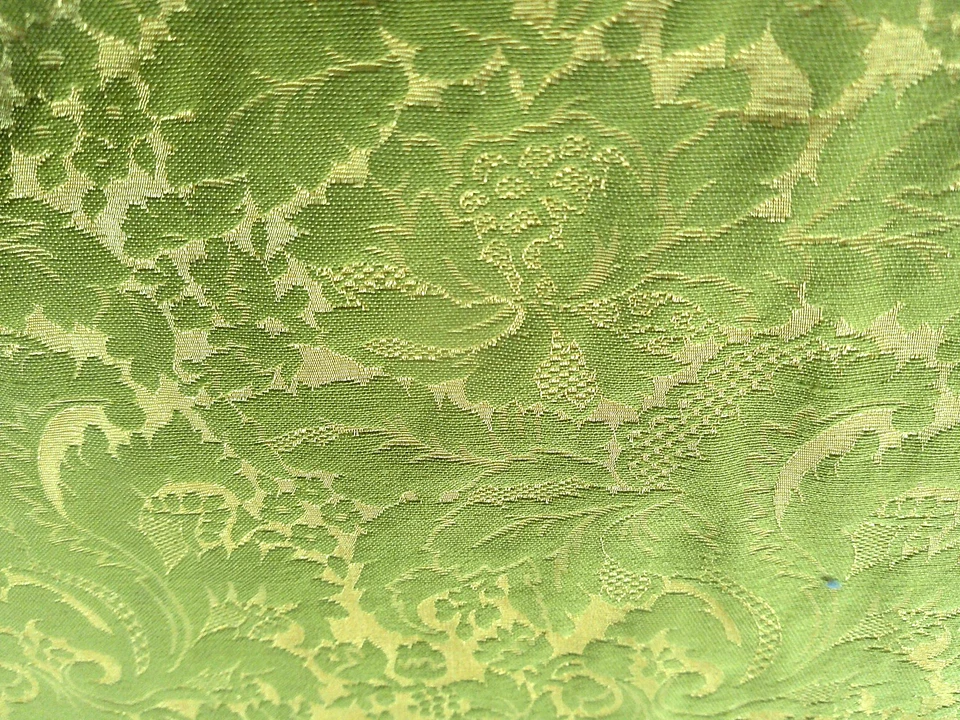 Оливковый и золотой дамасский/парчовый полированный металлик золото матовый оливковый 54 Вт - Изображение 3 из 4