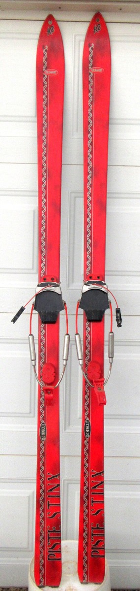 K2 Piste Stinx 190cm Telemark Downhill Skis w/ Targa G3 Cable