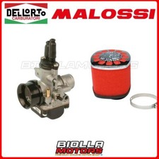 02631X+0411452 KIT CARBURATORE DELLORTO PHBG 19 DS 2T + FILTRO MALOSSI ARIA MANU