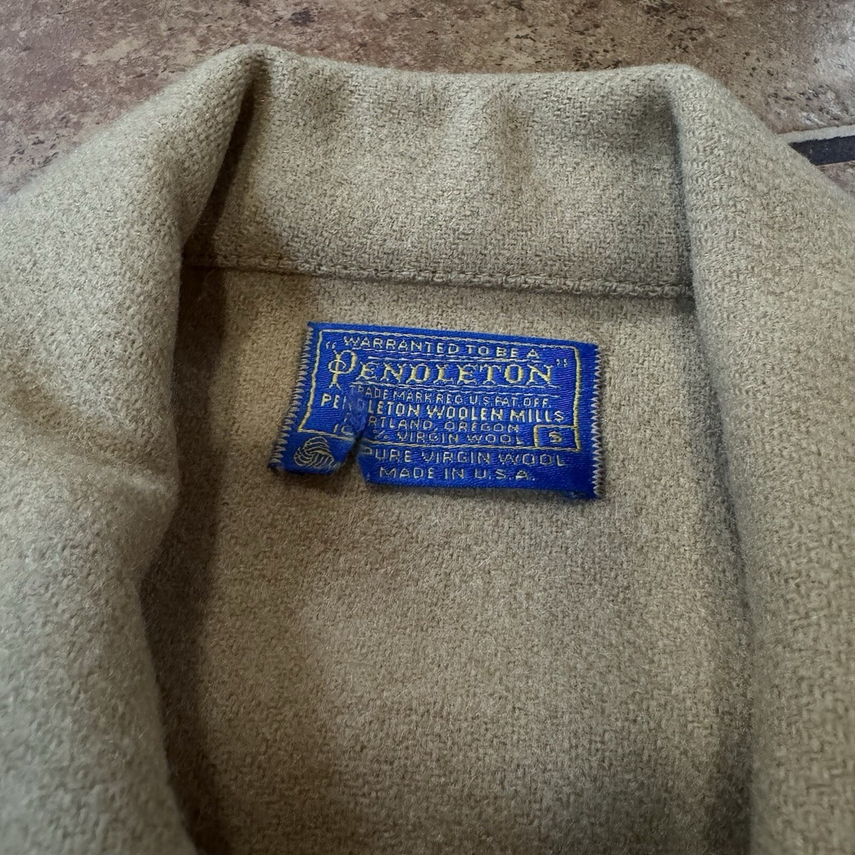 Vtg 70s Pendleton Mackinaw Cruiser Jacket 100% Virgin Wool
