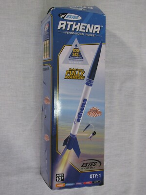NIOB Estes Athena RTF Ready to Fly Model Rocket 2452, Box Damaged