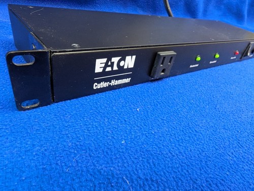 EATON SGXRM19B Rackmount Surge Protector Power Strip 9 Outlet 15 Amp 120V - Picture 2 of 6