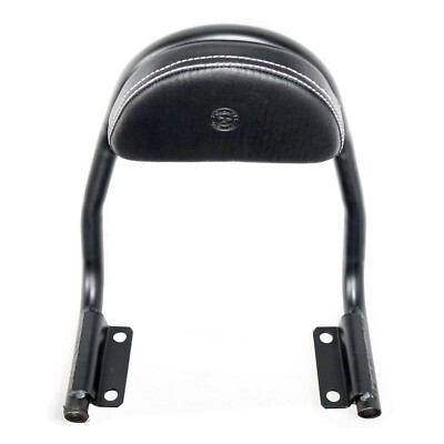 Fits Royal Enfield Twins Interceptor 650 cc Back Rest With Cushion Black ECS
