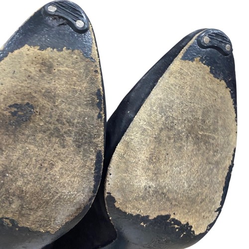 Vintage 80s TOKIO KUMAGAI Paris black suede pumps luxury shoes Made in Italy Sz6 - Picture 11 of 11