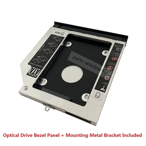 2nd HDD SSD Hard Drive Caddy bay for Lenovo 310-14 110-14 ISK IKB with Faceplate