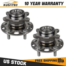 Pair Rear Wheel Hub Bearing Assembly For Honda Civic 2006-2011 w/ ABS 1.8L LX DX