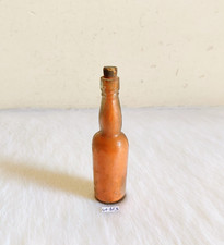 Vintage Ancien Transparent Parfum Verre Bouteille Décoratifs Rare de Collection