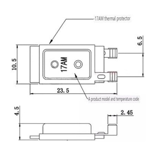 5pcs17AM Motor Thermal Protector Normally Closed Temperature Controller - Picture 11 of 31