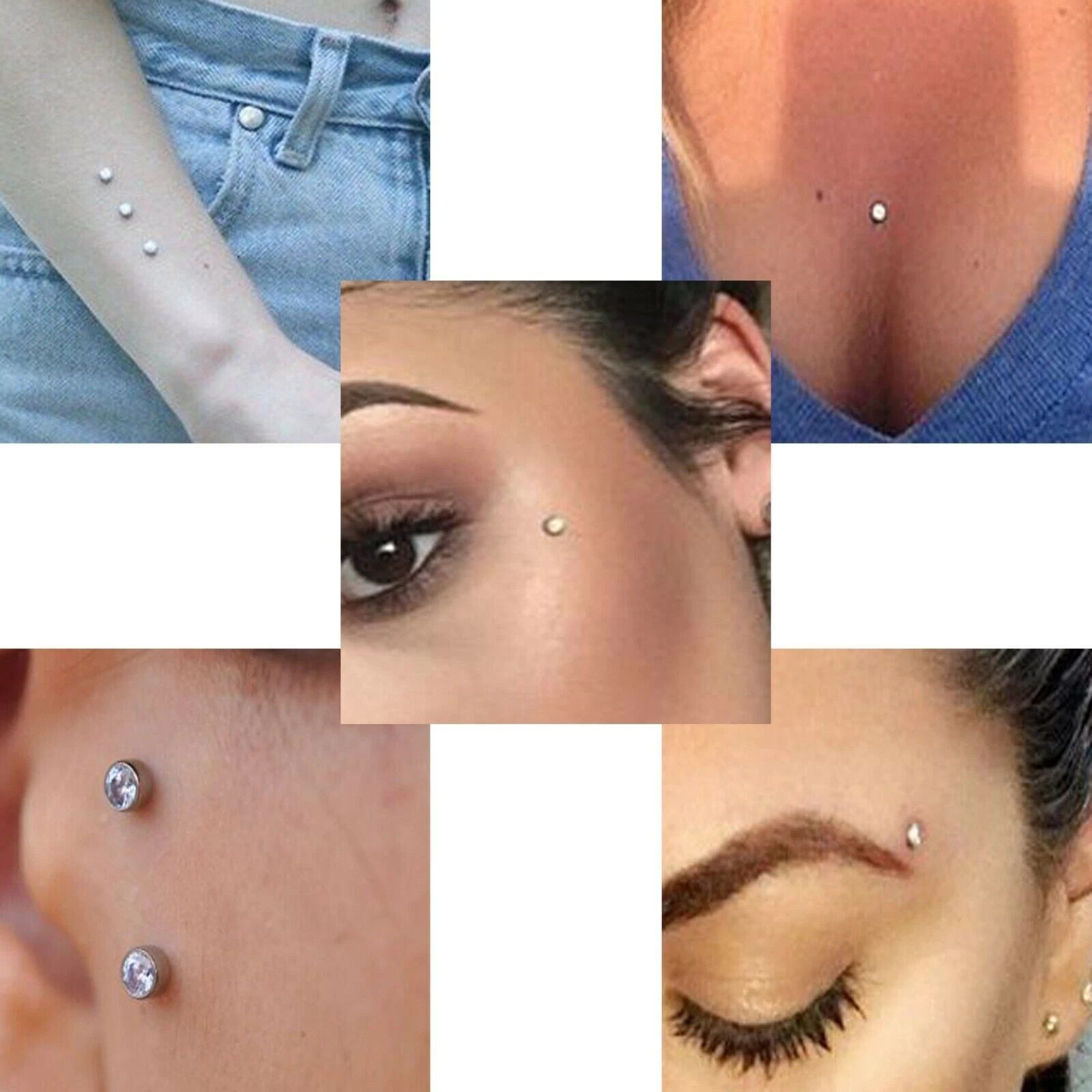 2pcs DIY Micro Dermal Anchor Jewelry Piercing Kit image 3