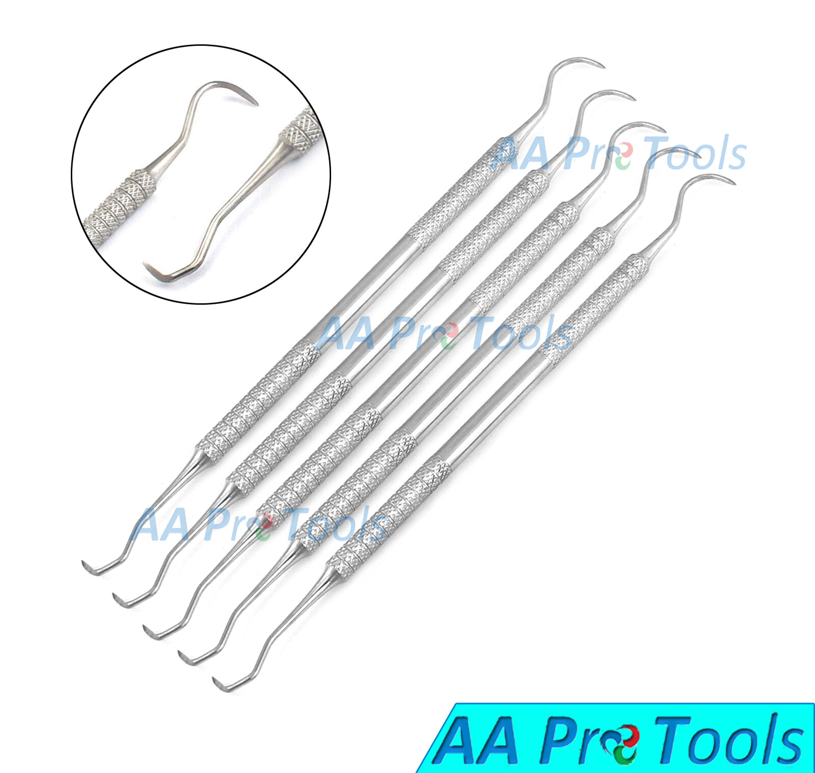 Set Di 50 Strumenti Dentali Jacquette Towner U15/30 – Acciaio Inox Per Igienisti