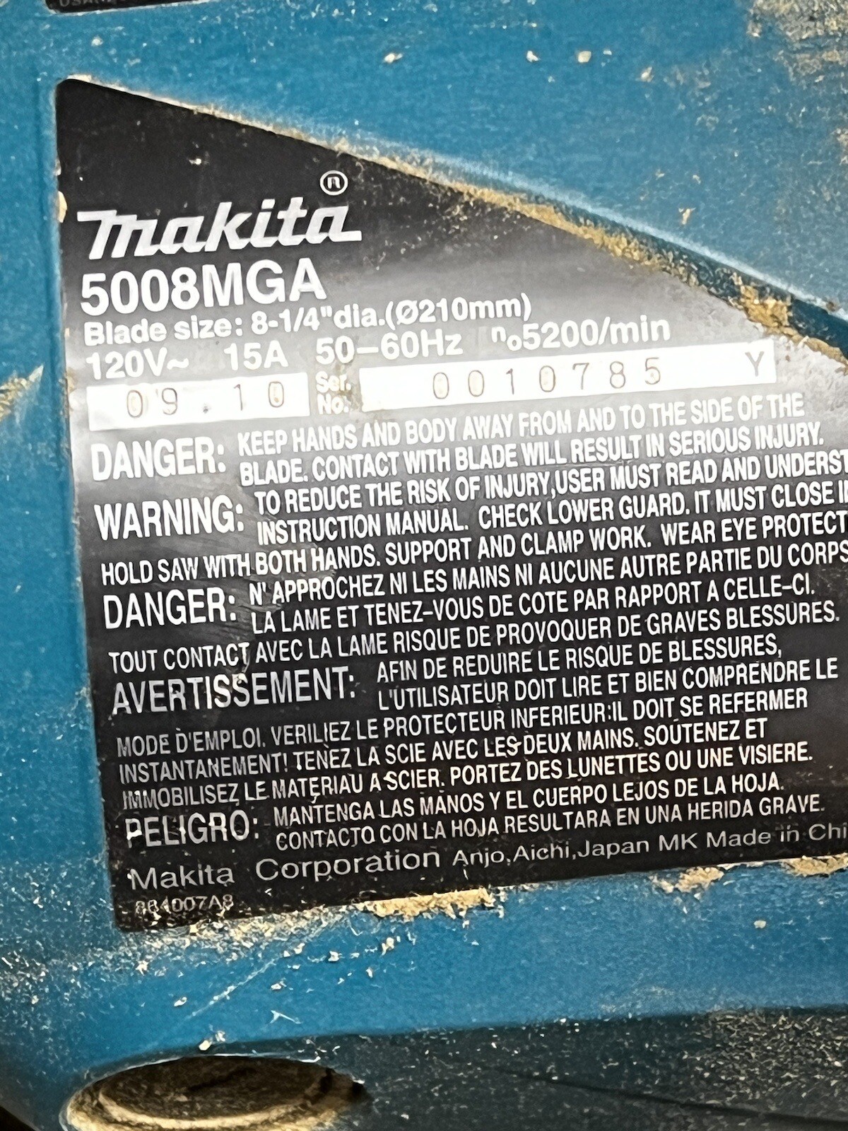 Makita 8-1/4 In. Magnesium Circular Saw With L.e.d. Lights And Electric Brake