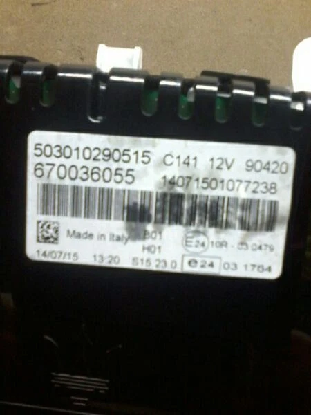 Maserati Quattroporte 2016 velocímetro clúster 24 k probado 670036055 Foto 4 de 4