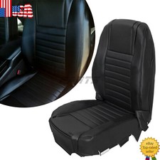For 2005-2009 Ford Mustang Driver Bottom-top Perforated Leather Seat Cover Black For 2005-2009 Ford Mustang Driver Bottom-top Perforated Leather Seat Cover Black