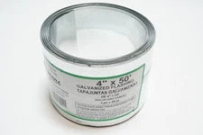 New AMERIMAX HOME PRODUCTS 70004 4-Inch x 50-Feet Galvanized Flashing Ships FREE