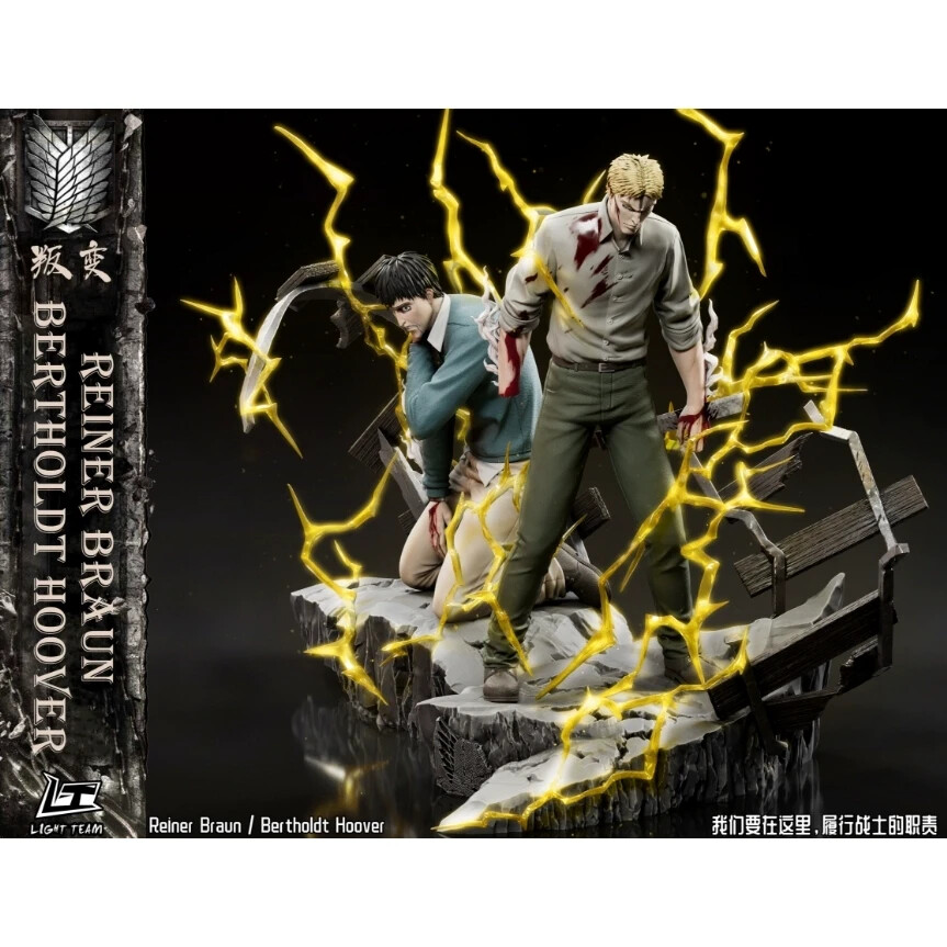 Reiner Braun / Bertholdt Hoover フィギュアセット Reiner Braun & Bertholdt Hoover Attack on Titan Statue 1/6