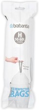 Brabantia PerfectFit Bin Liners, Size H, 50-60 L - 30 Bags