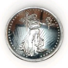 Saint Gaudens, Silvertowne, 1oz .999 Fine Silver Round, Proof-Like