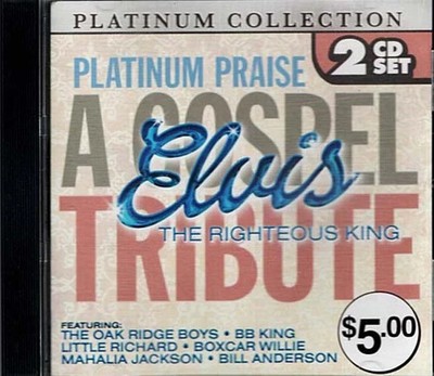 PLATINUM PRAISE A GOSPEL TRIBUTE TO ELVIS - 2 CD (NEW/SEALED) *CRACKED CASE