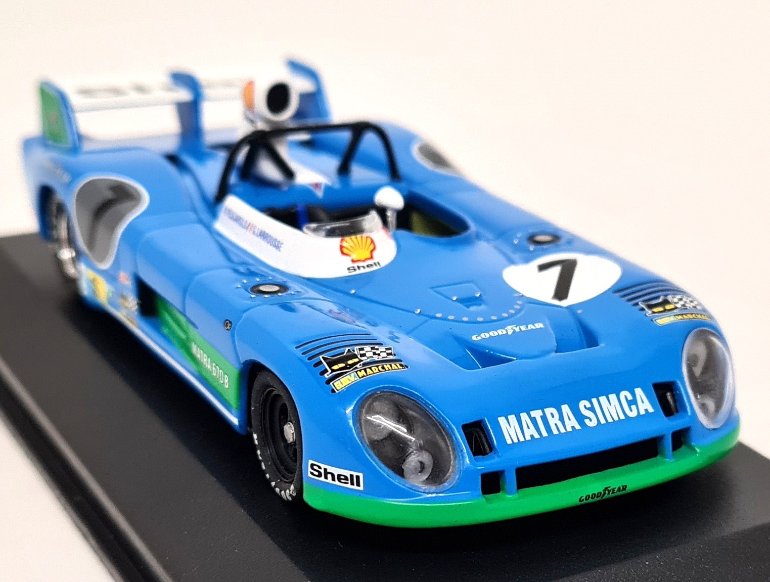 Atlas 1/43 Matra MS 670B Pescarolo Le Mans 1974 #7 Diecast Scale Model Car