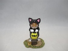 Wee Forest Folk Prowling for Treats Retired Halloween Cutie! In WFF Box