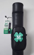 1x1 McDermott Billiard Pool Cue Stick Holder 1B/1S CLOVER LOGO TUBE HARD CASE