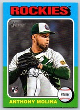 2024 Topps Heritage High Number ANTHONY MOLINA #641 Rockies Rookie RC
