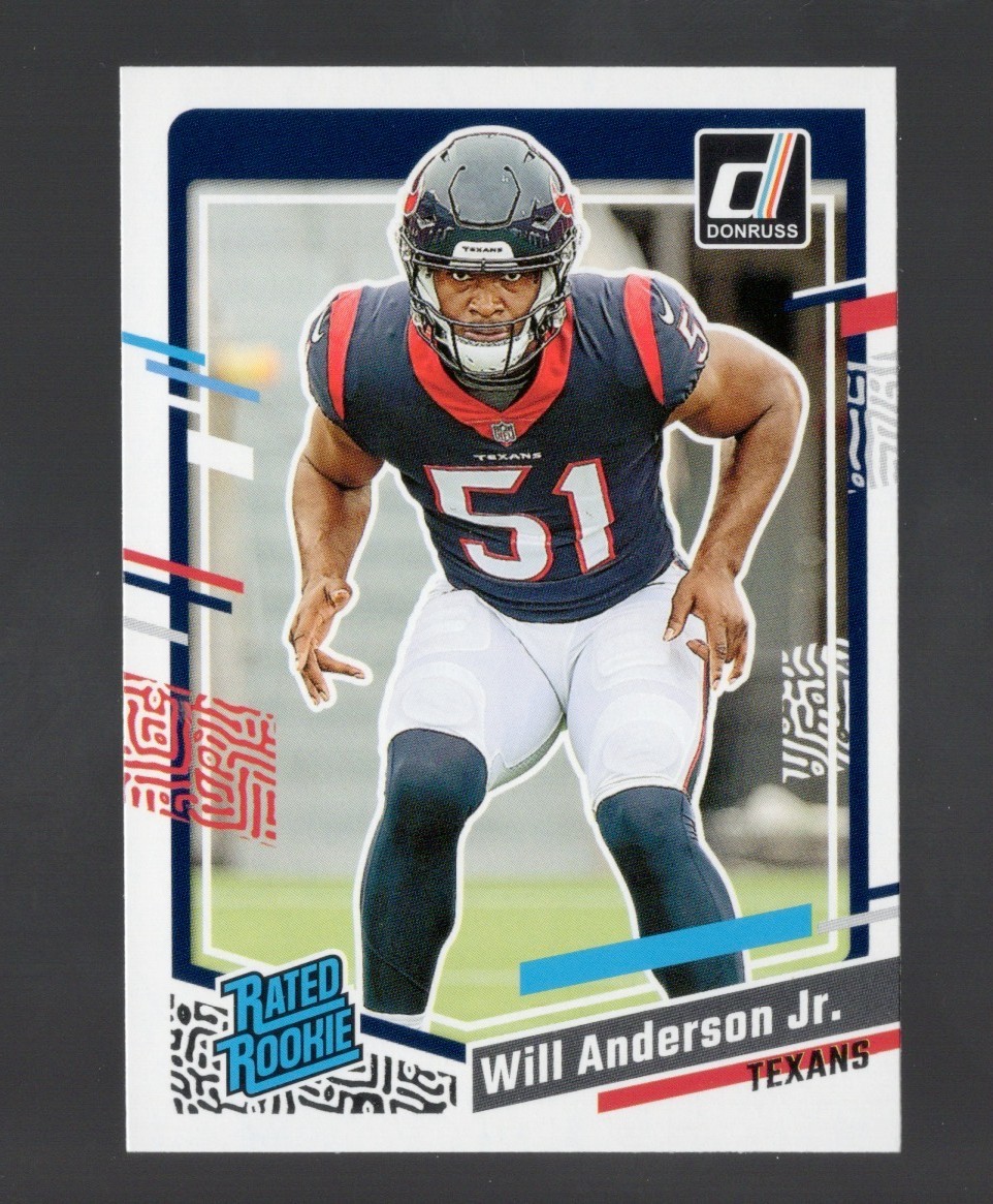 Will Anderson Jr. 2023 Donruss Rated Rookie RC #342 - Houston Texans - NM