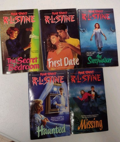 R.L. Stine Fear Street First Edition 1990 1991 Lot Of 5 First Date Haunted