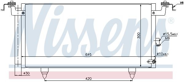Nissens Kondensator, Klimaanlage Passend FüR Subaru-image