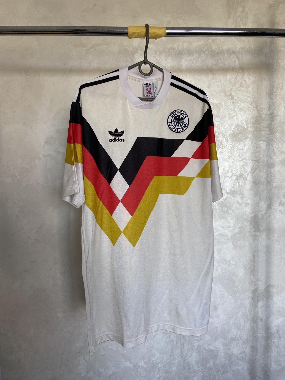 1990 1992 GERMANY HOME FOOTBALL SHIRT SOCCER JERSEY ADIDAS CE2343 RETRO sz S #10