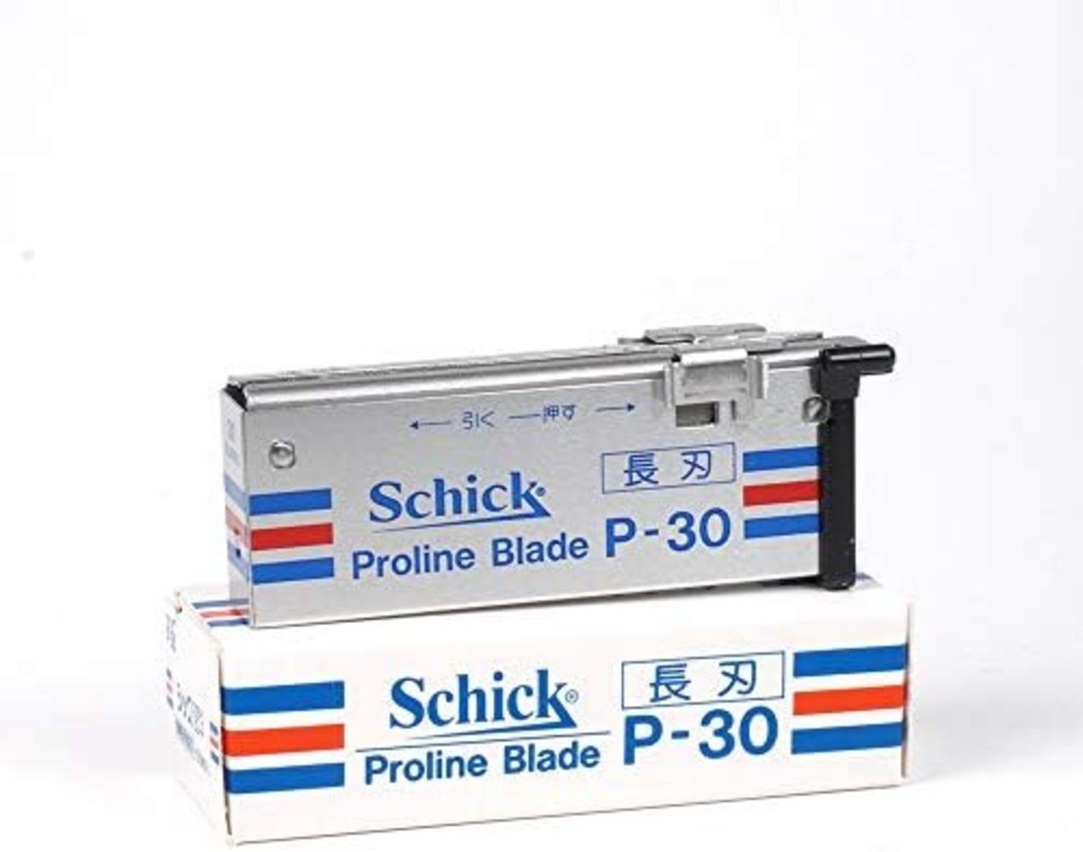 Schick Proline Blade 30pcs P-30 Commercial leather spare blade F/S