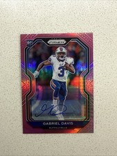 Gabe Davis Pink Auto Rookie Pink Prism