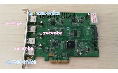 1PC Used U3X4-PCIE4XE101 REV.1.2.0 USB3.0 to PCI Express X4 Card  *lh