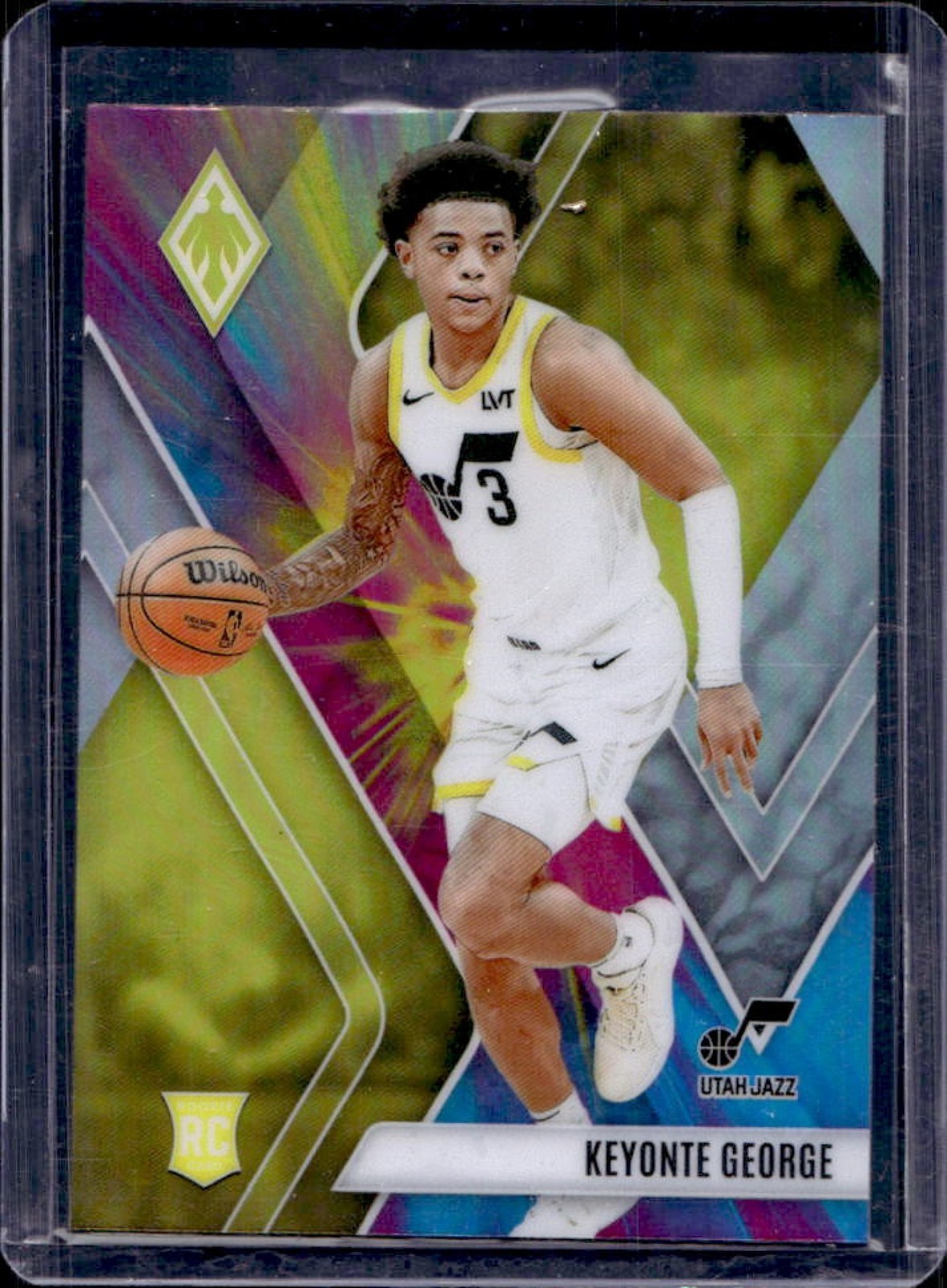2023-24 Phoenix Keyonte George RC Color Burst Rookie #296 Jazz