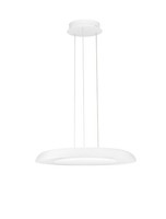 Nova Luce Pendelleuchte Epos Weiß 38W Led Cct 2700-4000K Dimmbar